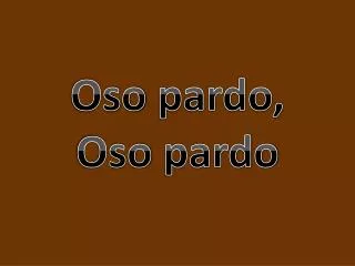oso pardo oso pardo