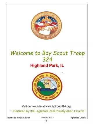 Welcome to Boy Scout Troop 324 Highland Park, IL