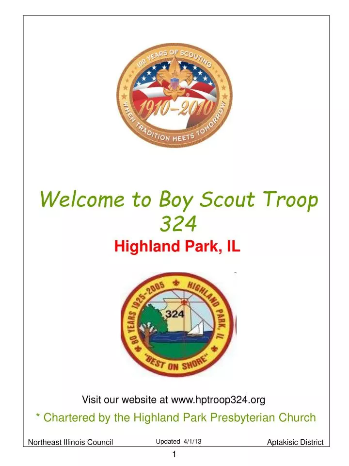 welcome to boy scout troop 324 highland park il