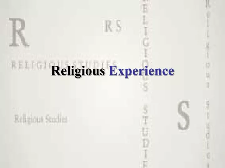 religious experience