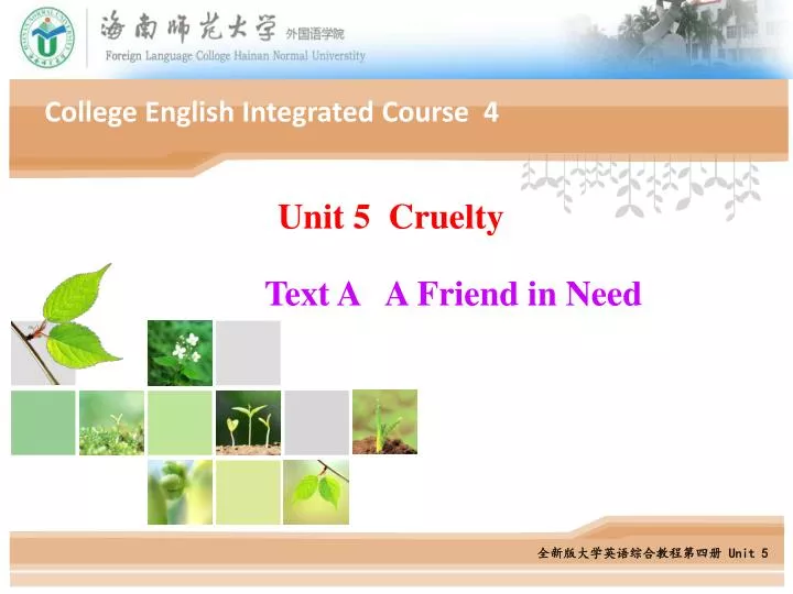 college english integrated course 4