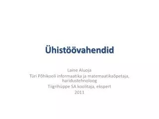 hist vahendid