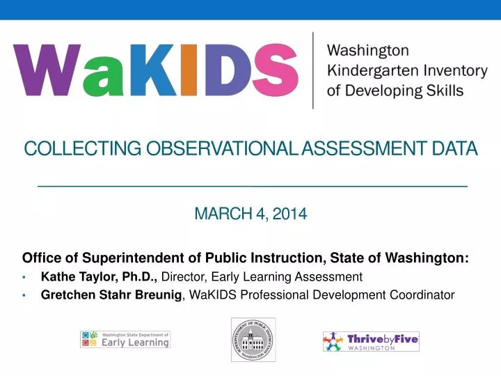 collecting observational assessment data march 4 2014