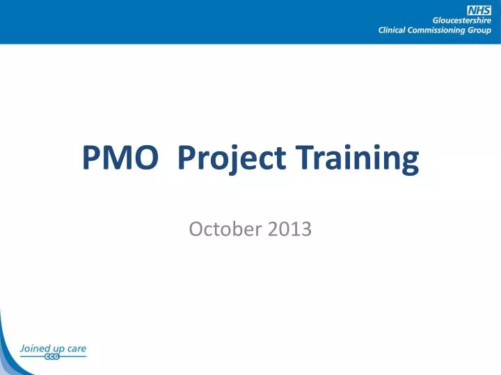 pmo project training