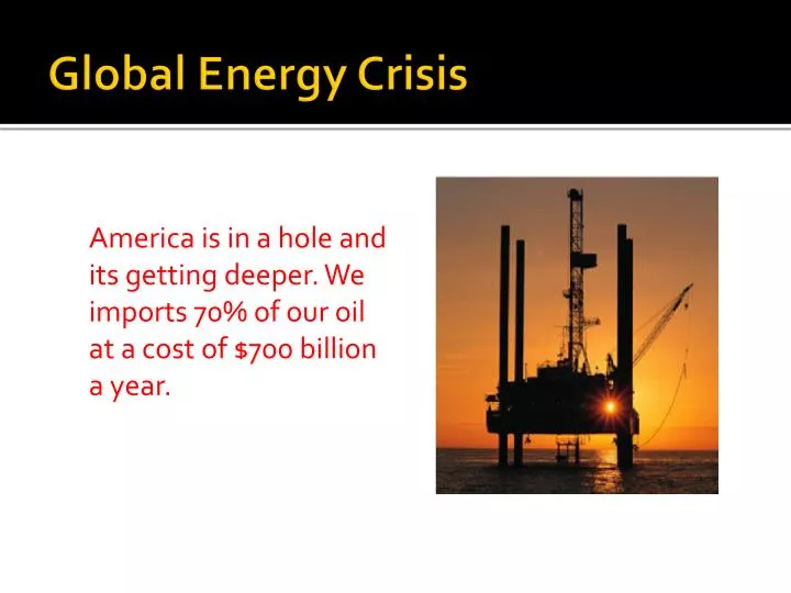 global energy crisis