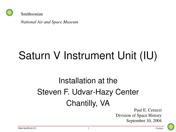 saturn v instrument unit iu