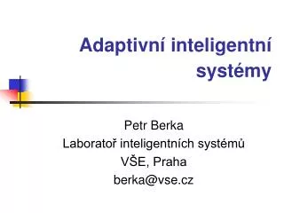 a daptiv n inteligentn syst my