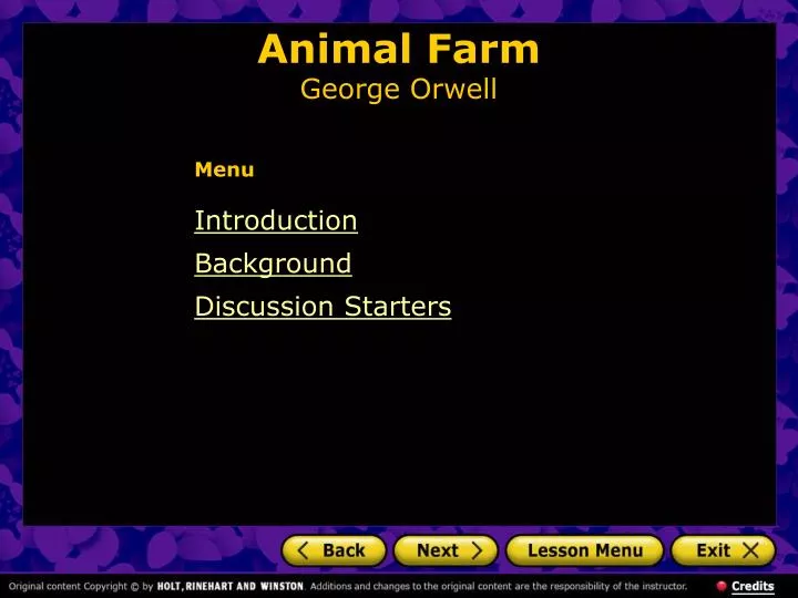 animal farm george orwell