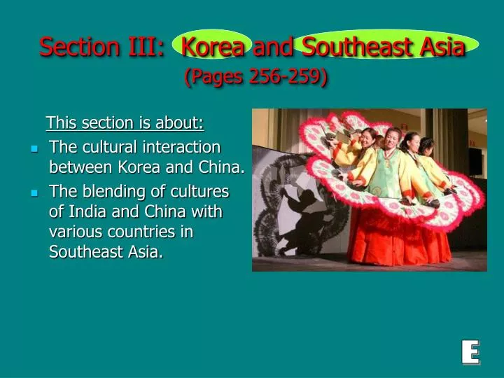 section iii korea and southeast asia pages 256 259