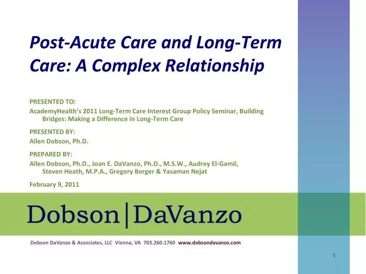 post acute care and long term care a complex relationship