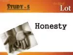 Honesty - slide 1