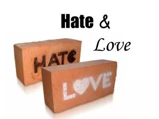 Hate &amp;		 Love