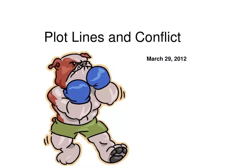 plot lines and conflict