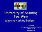 University of Scouting Pow-Wow