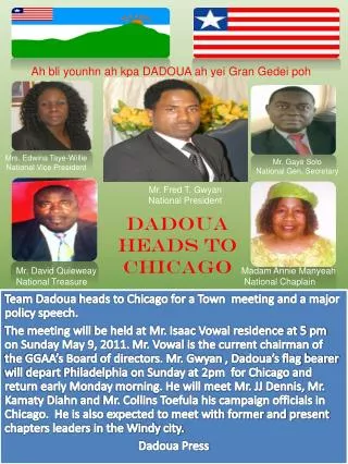 DADOUA heads to chicago