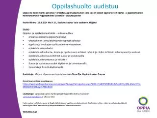 oppilashuolto uudistuu