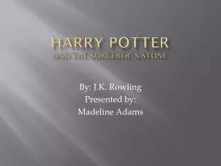 Harry potter And the sorcerer`s stone