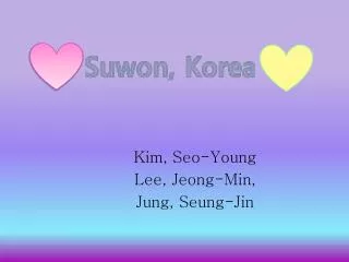 Kim, Seo -Young Lee, Jeong -Min, Jung, Seung -Jin
