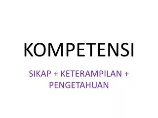 kompetensi