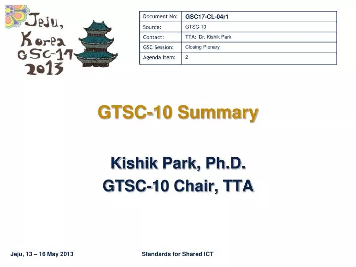 gtsc 10 summary