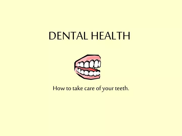 dental health