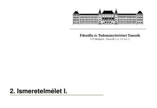 2 ismeretelm let i
