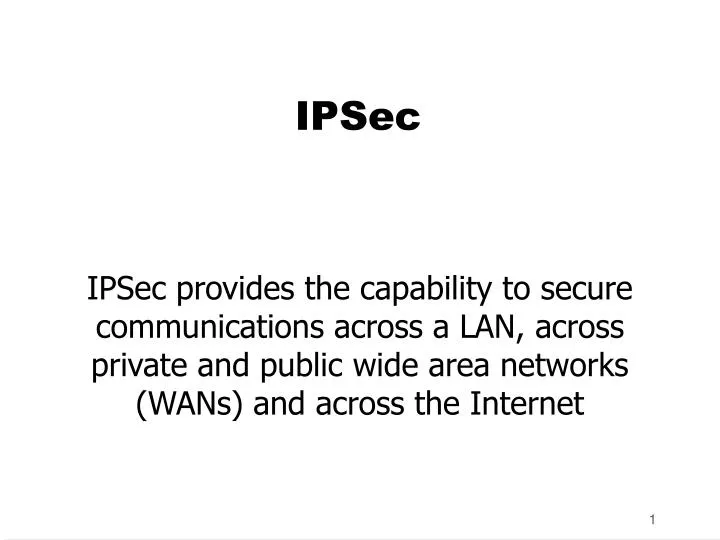 ipsec