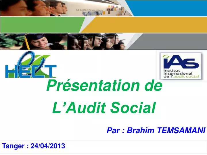 pr sentation de l audit social