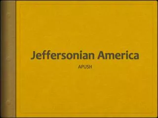 Jeffersonian America