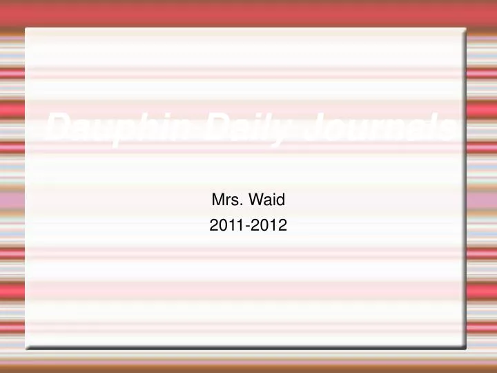 mrs waid 2011 2012