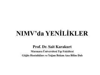 nimv da yen l kler