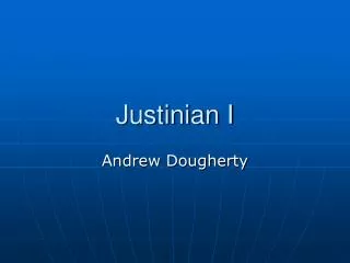 justinian i