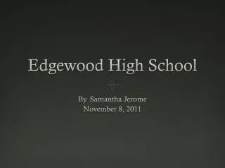 Edgewood High School