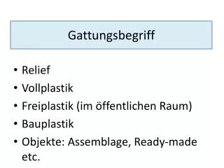 gattungsbegriff