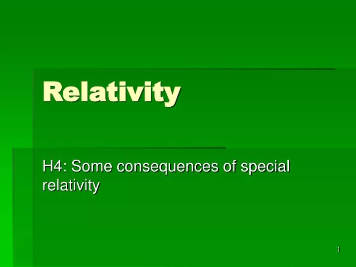 relativity