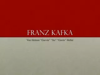 franz kafka