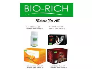 richess for all