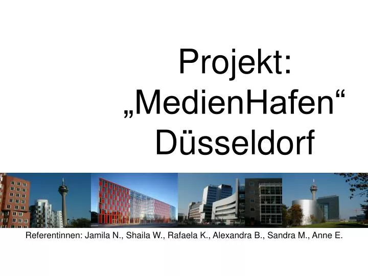 projekt medienhafen d sseldorf