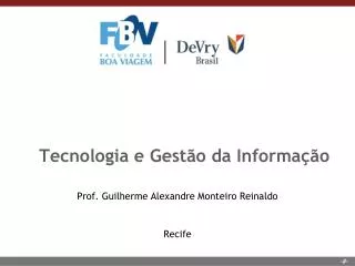 tecnologia e gest o da informa o