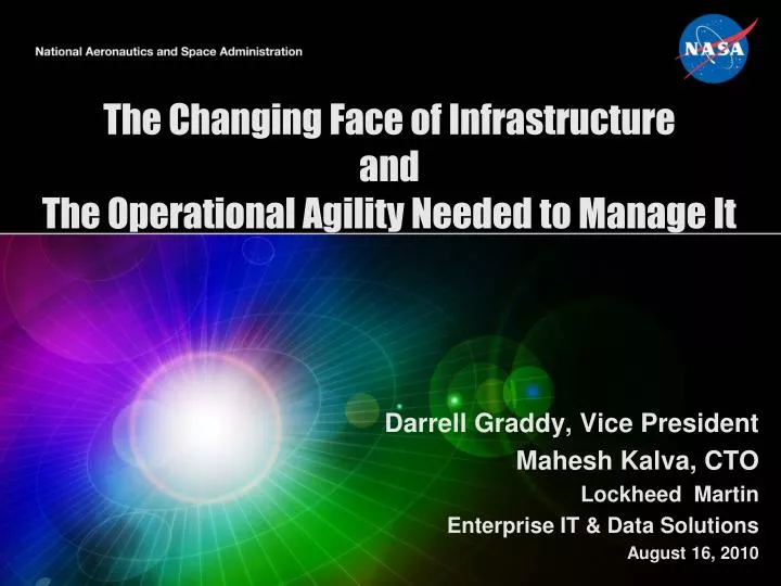 the changing face of infrastructure and the operational agility needed to manage it