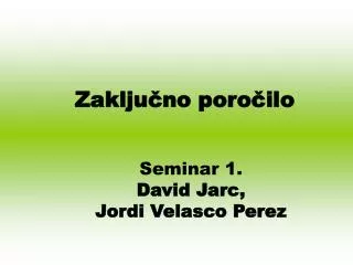 zaklju no poro ilo