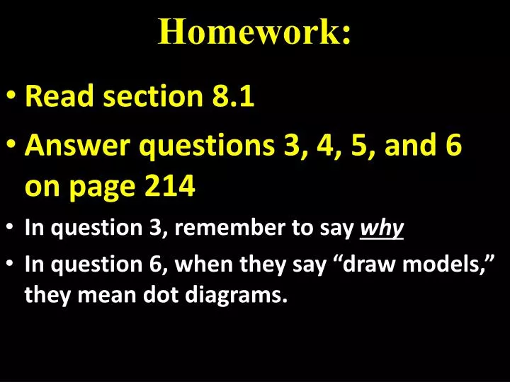 homework