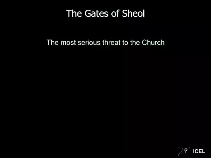 the gates of sheol