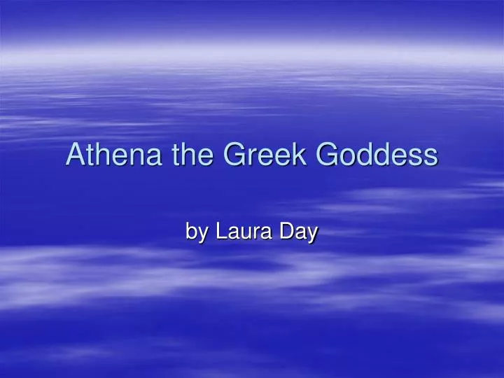 athena the greek goddess