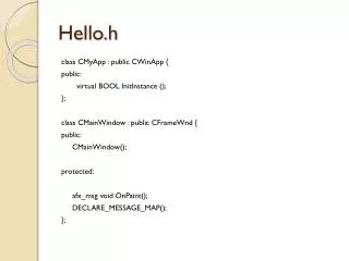 hello h