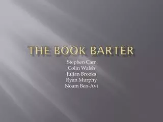 The Book Barter