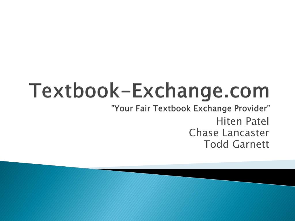 PPT - Affordable Textbook Exchange Platform for College Students: Save ...