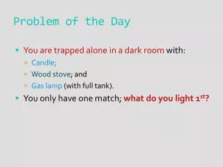 Problem of the Day