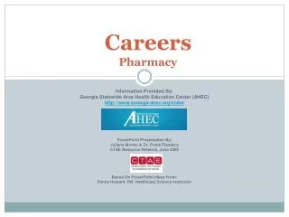 Careers Pharmacy