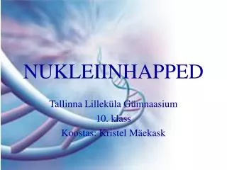 nukleiinhapped